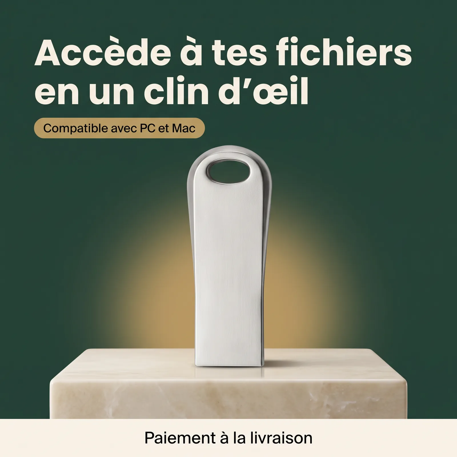 Stockage pratique avec la clé USB CALUS, compatible PC et Mac pour tous vos besoins